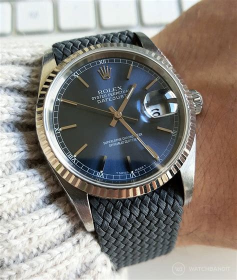 rolex datejust 41 nato strap|Mehr.